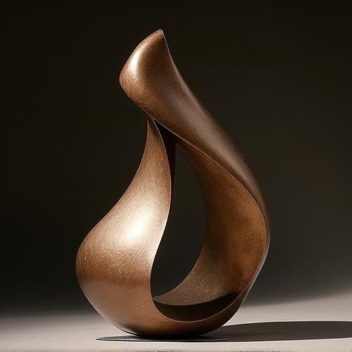 Sculpture abstraite en bronze