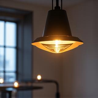Luminaire suspendu métallique design Miette d'Or